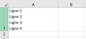 Aller A La Ligne Dans Une Cellule Excel 3 Facons